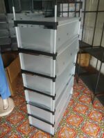 ⁦خزانة تنظيم الأحذية بـ7 طوابق مع غطاء – حل عملي لترتيب الأحذية وتوفير المساحة⁩ - الصورة ⁦3⁩