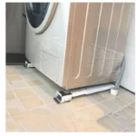 ⁦قاعدة متحركة بعجلات (قطعتان) للغسالة والثلاجة – حامل قابل للتعديل ومضاد للاهتزاز للأجهزة المنزلية⁩ - الصورة ⁦3⁩