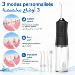 Hydropulseur Dentaire Portable Rechargeable – 3 Modes de Nettoyage – Image 2