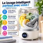 Mini machine à laver portable pour petits vêtements