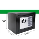 Dimensions du coffre-fort électronique avec code PIN