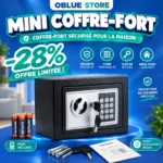 Coffre-fort électronique avec code PIN au design moderne